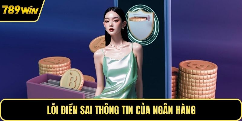 Lỗi điền sai thông tin của ngân hàng